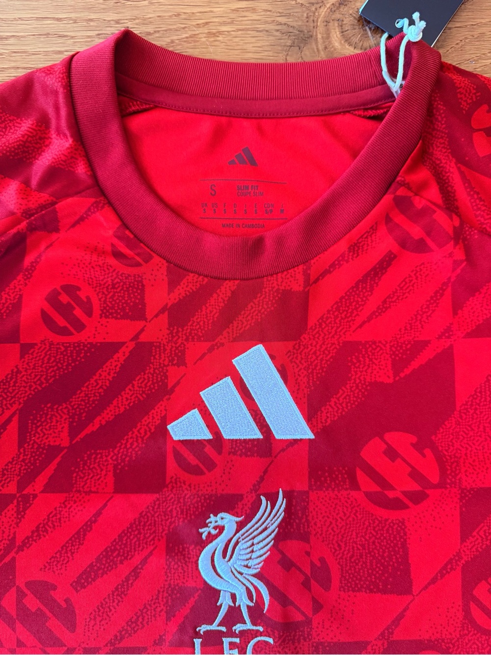 ADIDAS FC LIVERPOOL 2026-2027 TEAM PRE-GAME WARM-UP JERSEY - NEW W/ TAGS